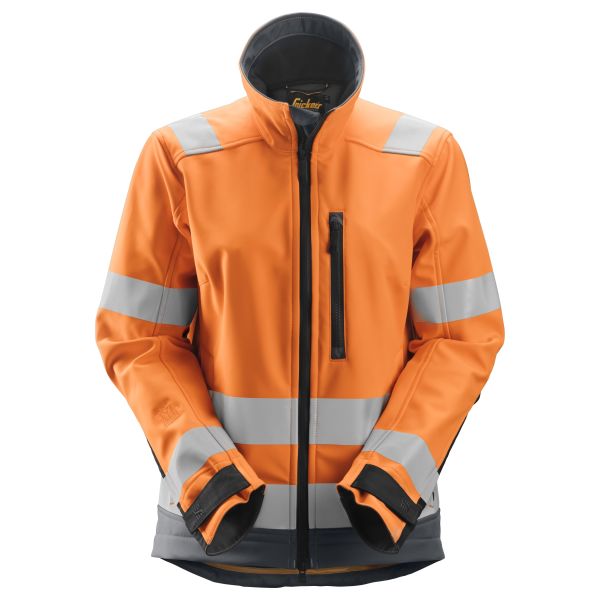 Softshelljakke Snickers 1237 AllroundWork varsel, oransje M
